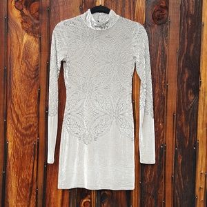 Free People Velvet Grey Dress